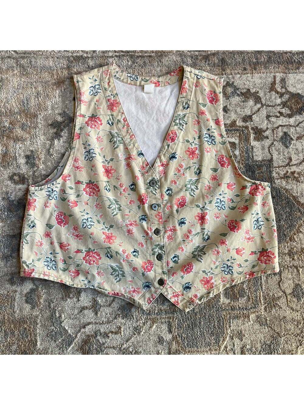 Floral Vintage Vest (22/24W)